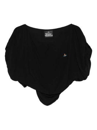 Vivienne Westwood Heart top - women - Viscose - 40 - Black