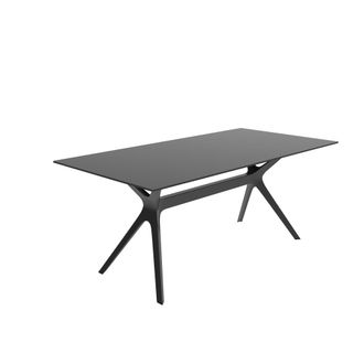 Resol Mesa Rectangular Interior 180x90 Negro Vela L Resol