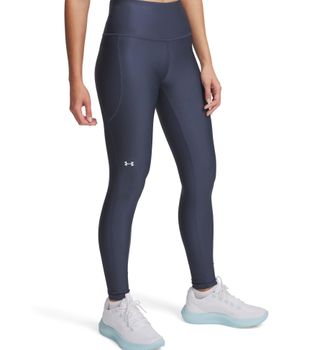 Under Armour Funktionstights UNDER ARMOUR TECH HIRISE LEGGING, Damen, Gr. L, N-Gr, weiss (downpour gray,, wei&szlig;), Obermaterial: 87% Polyester, 13% Elasthan, Hosen F