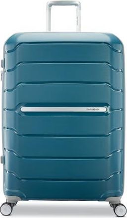Samsonite Freeform Checked-Large 28-Inch Hardside Expandable with Double Spinner Wheels in Dark Teal at Nordstrom