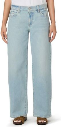 Paige Dana Low Rise Relaxed Straight Leg Jeans in Culver at Nordstrom, Size 26