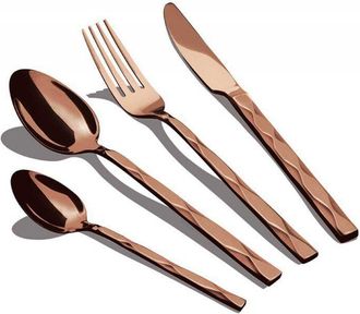 Berlinger Haus Cubiertos De 24 Piezas Berlinger Haus Bh-2621 Oro Rosa