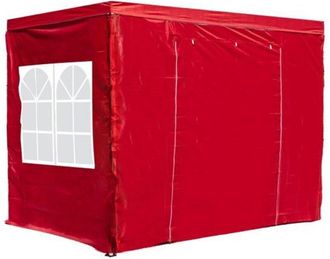 Regalos Miguel Regalos Miguel - Packs Laterales Carpas Plegables - Pack 4 Laterales Para Carpas 3x2 Master 2l1v1p - Rojo