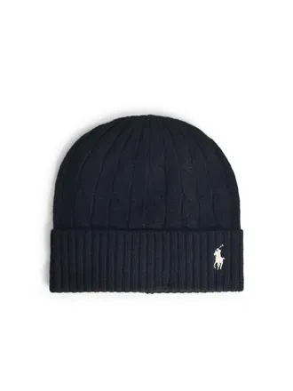 Polo Ralph Lauren zwarte wolmix muts