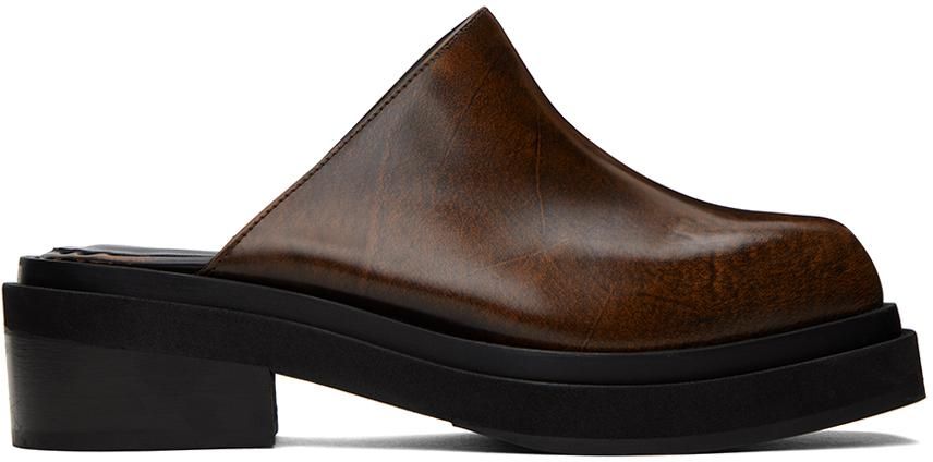 【関税込み】Eckhaus Latta ブラウン Latta ローファー Eckhaus Latta Stacked Loafers in Brown/Rust U.S 9 | eBay