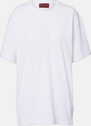 Gucci T-shirt in jersey di cotone con logo