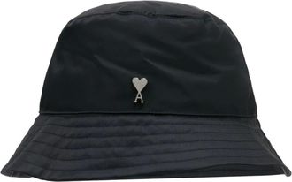 Ami Hats, unisex, Black, Size: 56 CM De Coeur Stud Bucket Hat