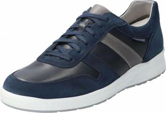 Mephisto Vito Sneaker - Heren - Schoenen - Blauw - Maat: 39 1/2 EU Leer