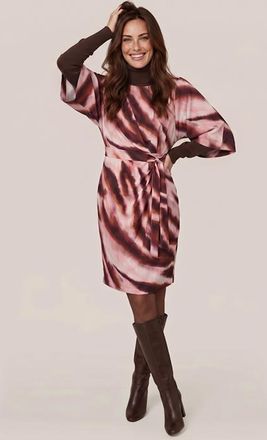 Mart Visser Milan Print Jurk Roze / Bruin