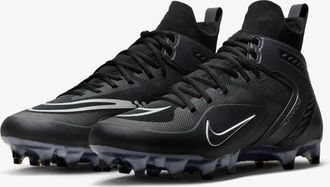 Nike Alpha Huarache 8 Elite CW4440-011 Mens Black Low Top Lacrosse Cleats NIN629