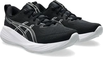 Asics Womens Cumulus 27 Running Shoes In Black/white