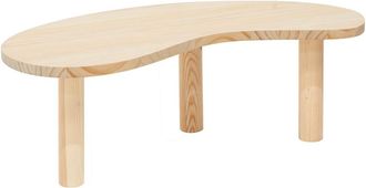 Deco Wood Mesa de centro de madera maciza natural 100x40cm