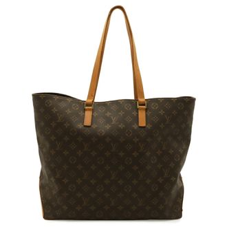 Louis Vuitton Brown Monogram Canvas Pvc Coated Canvas Shoulder Bag Tote Bag (Pre-Owned)