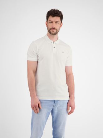 Lerros Poloshirt LERROS LERROS Herren Poloshirt, tonal gestreift, Herren, Gr. XXL, weiss (broken wei&szlig;), 100% Baumwolle, ohne Ausschnitt, Shirts Poloshirt