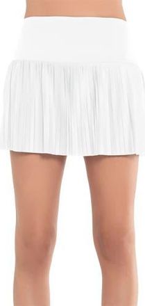 K-Swiss Pleated 14.5 inch Womens Tennis Skirt in White at Nordstrom, Size Small