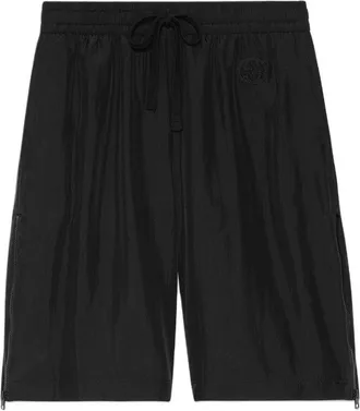 Gucci (WMNS) Gucci Black Silk Pong Shorts Black 773706-XJF8M-1043