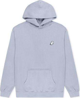 Dalix Ghost Relaxed Midweight Faded Fleece Hoodie in Faded Powder at Nordstrom, Size Xx-Large