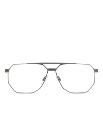 Cazal Bril met geometrisch montuur - Zilver