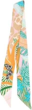 Herm&egrave;s Pre-owned Scarves, female, Multicolor, Size: ONE SIZE Pre-owned Silk Scarf