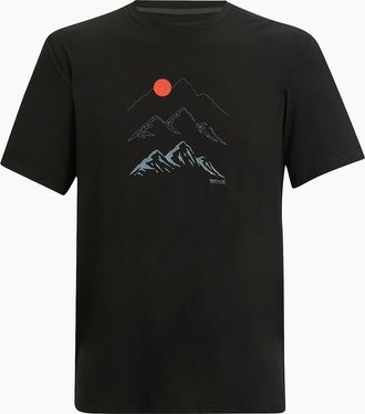 Regatta Mens Regatta Mens Fingal Sunset Stretch T-Shirt - Black - Size: 50