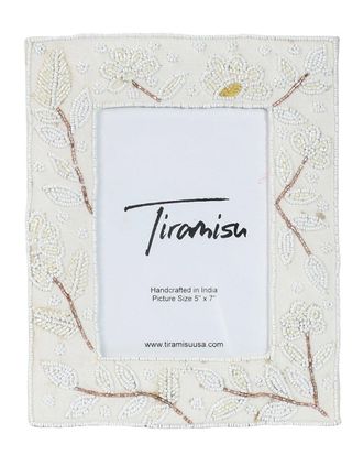 Tiramisu Ivory Oasis Botanical 5 X 7 Picture Frame