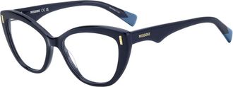 Missoni Glasses, female, Blue, 53 MM, Cat-eye Optical Frame