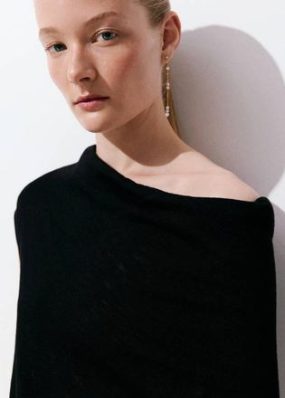 Mango Orecchini lunghi cristalli oro - Donna - Taglia unica - MANGO