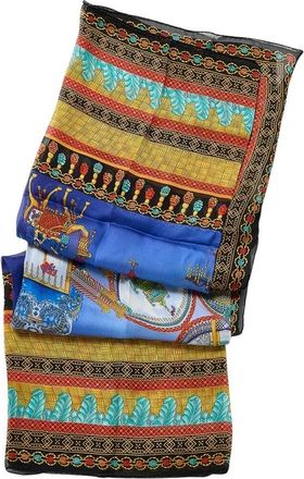 Versace Zijden Bedrukte Stola - Dames - Zijden sjaals - Veelkleurig - ONE Size - Accessoires