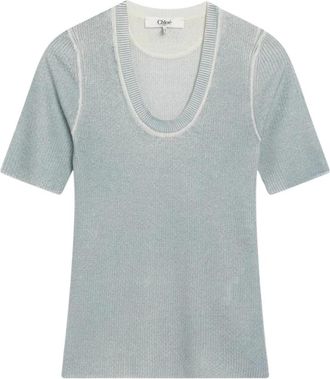 Chlo&eacute; Mujer, Jerseys, Azul, Talla: L