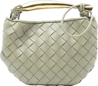 Bottega Veneta Borsa a tracolla Intrecciato Sardine Baby in pelle di agnello 2012-2025 - Marrone