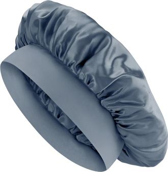 Blissy Halo Silk Bonnet in Ash Blue at Nordstrom