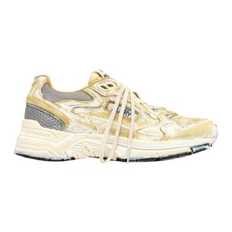Autry Hyperway Super Vintage Sneaker - Dames - Sneakers - Geel - 36 EU - Katoen - Schoenen