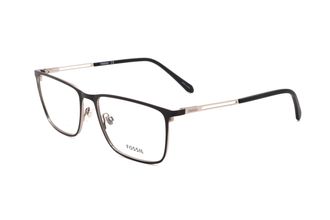 Fossil Mens Matte Black 57mm Opticals