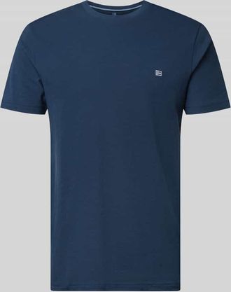 Christian Berg T-Shirt aus Baumwolle mit Rundhalsausschnitt in Dunkelblau, Gr&ouml;&szlig;e 3XL