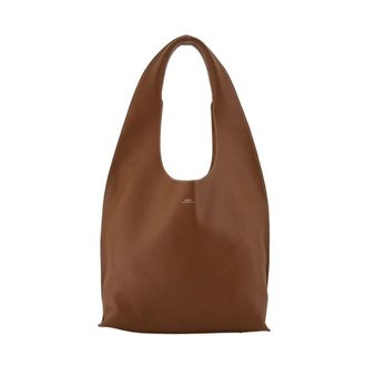 A.P.C. Shoulder Bags, female, Brown, Size: ONE SIZE Le Neige Clou Shopper Bag