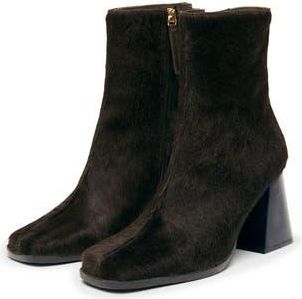 Alohas South Genuine Calf Hair Square Toe Ankle Boot in Brown at Nordstrom Rack, Size 5Us / 35Eu