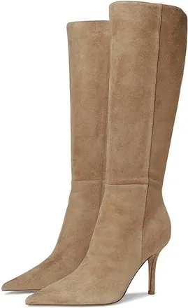 Nine West Gerty Womens Boots Taupe Suede : 8.5 M