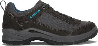 Lowa Lowa Taurus Pro Gtx Lo Womens Black Blue Lace Up Hiking Shoes RHS9182