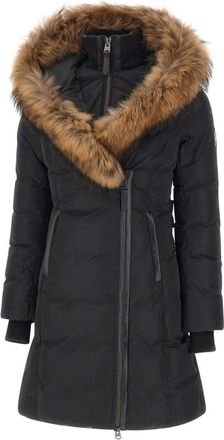 Mackage Kay-F Coat - Dames - Dons jassen - Zwart - S - Leer - Jassen