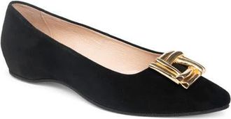 Patricia Green Bella Flat in Black Suede at Nordstrom, Size 10
