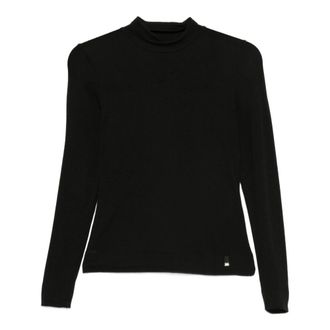 Herno Turtleneck Trui - Dames - Coltruien - Zwart - L - Katoen - Truien & Vesten