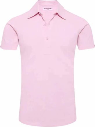 Orlebar Brown Mens Sebastian Tailored Polo In Conch Pink