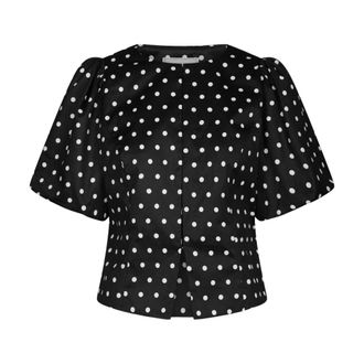 Neo Noir Dames, Blouses & Shirts, Zwart, Maat: L Poliester