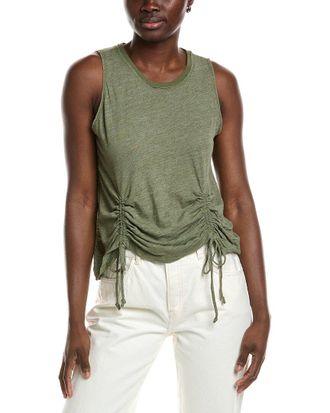 Project Social T Crush Ruched Front Slub Tank