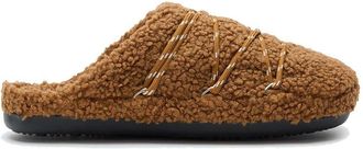 Moon Boot Teddy Slipper Cognac