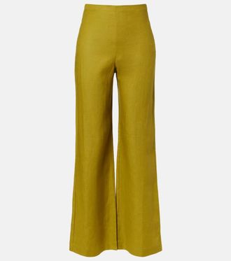 Faithfull The Brand Ilride linen wide-leg pants