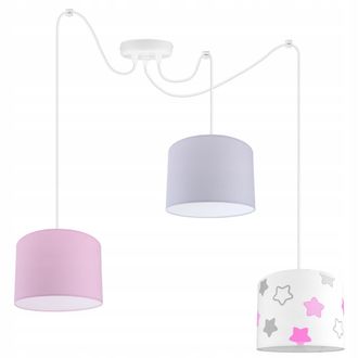 OEM L&aacute;mpara De Techo Infantil Colgante Loft, Pantalla Ara&ntilde;a