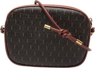 Saint Laurent Pre-owned Vintage Shoulder Bag - Dames - Vintage Schoudertas - Bruin - ONE Size - Leer - Vintage