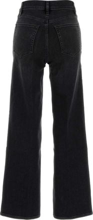 Frame Denim Womens Black Stretch Denim Jeans Etch