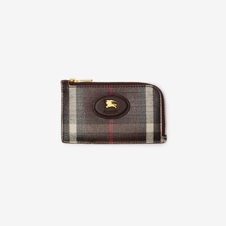 Burberry Highlands Zip Card Case